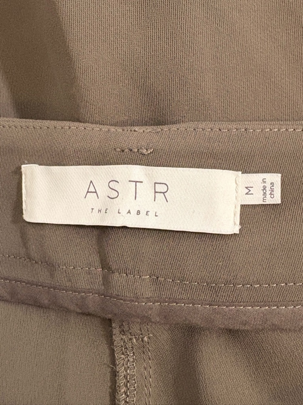 NWOT ASTR Denison Pleated Cargo Pants Size Medium Warm Grey - Picture 7 of 9